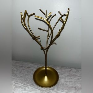 Gold jewelry holder
